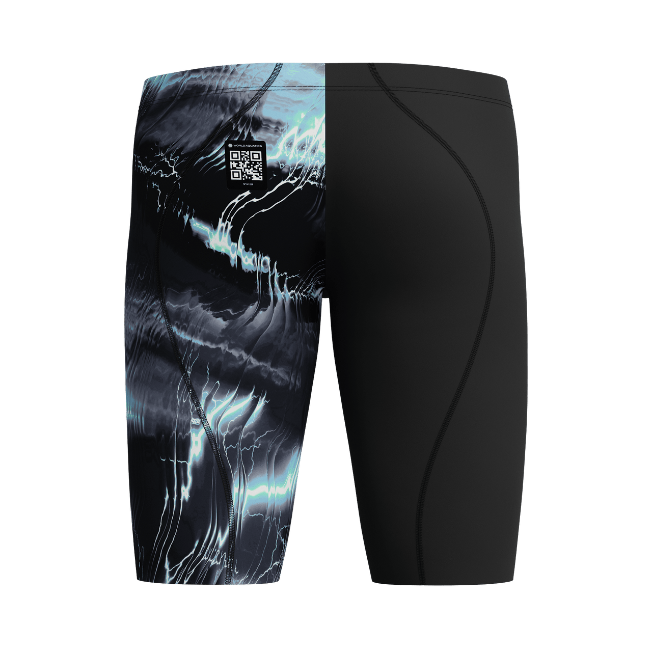 SPEEDO BOYS FASTSKIN LZR IGNITE JAMMER ELECTRO STATIC / BLACK - Black