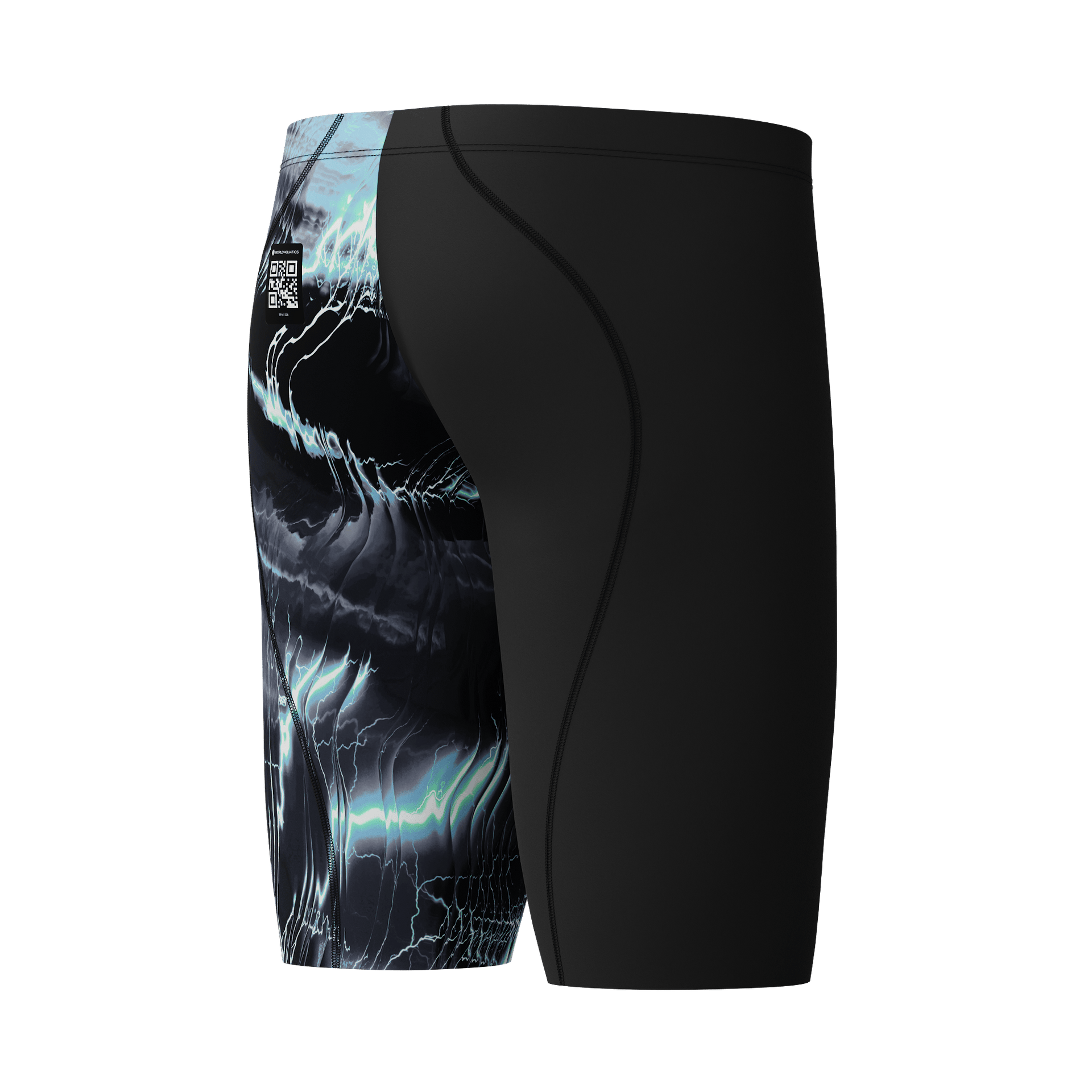 SPEEDO BOYS FASTSKIN LZR IGNITE JAMMER ELECTRO STATIC / BLACK - Black
