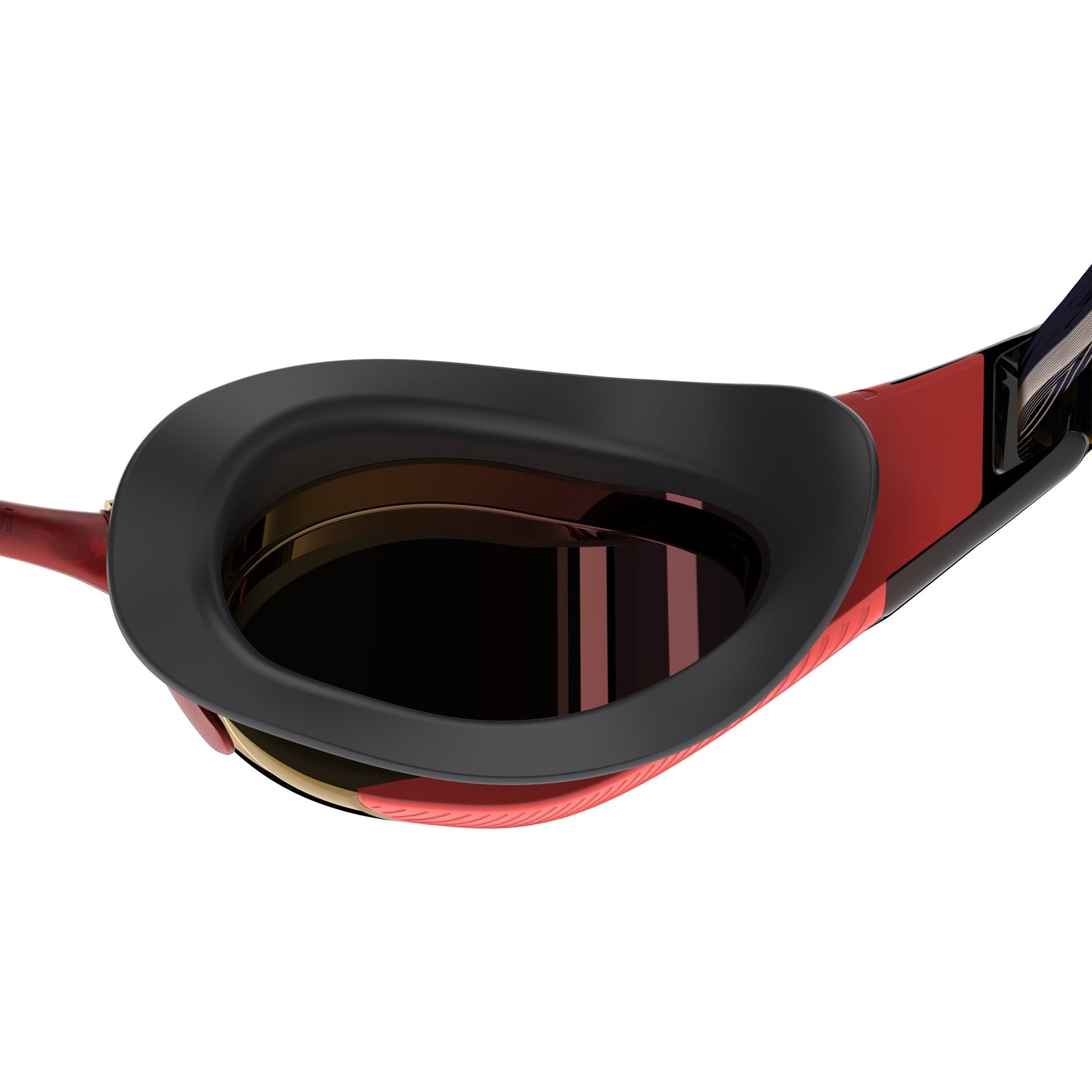 SPEEDO FASTSKIN HYPER ELITE MIRROR GOGGLES AUTUMN RED / SMOKE / CRIMSON ROYAL - Red
