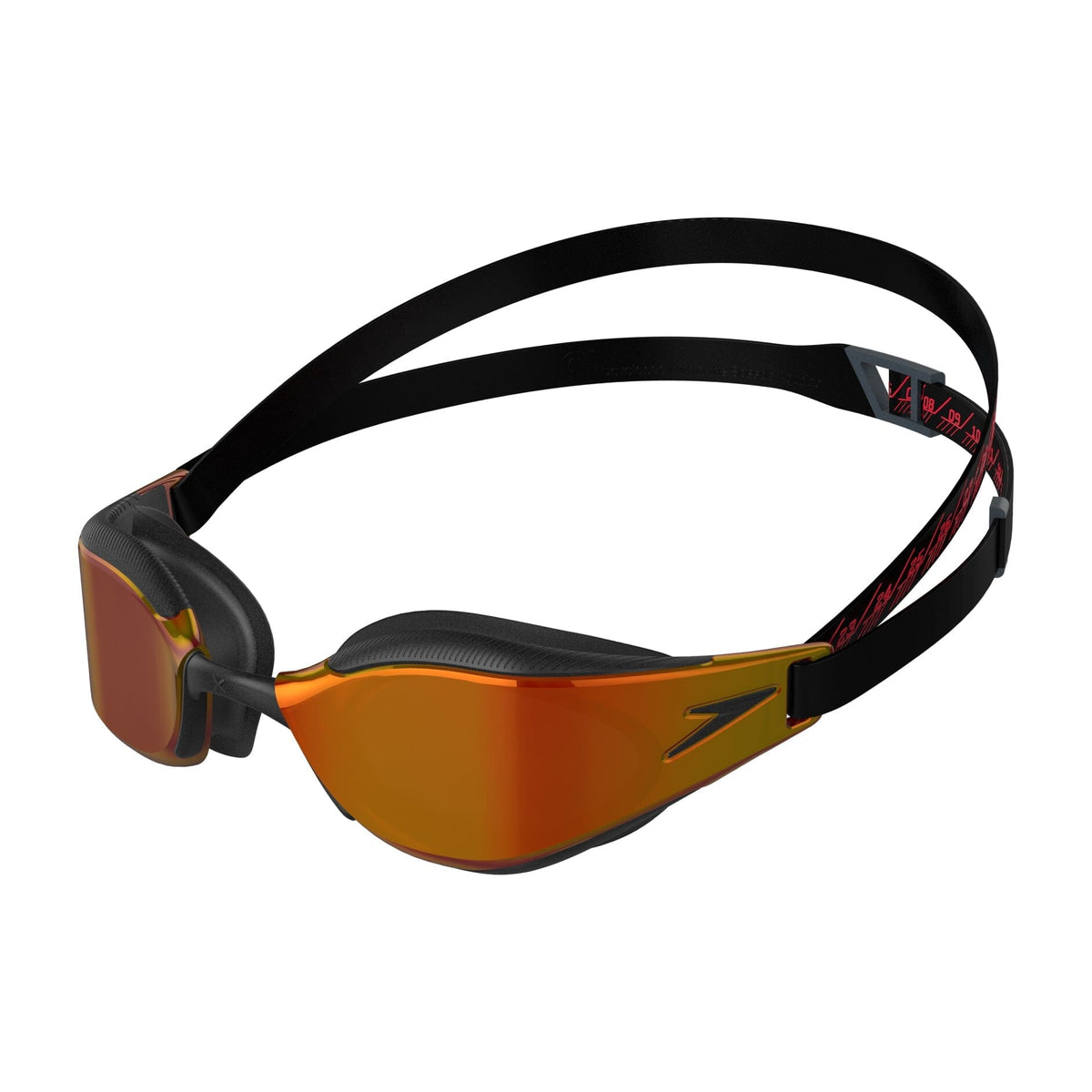SPEEDO FASTSKIN HYPER ELITE MIRROR GOGGLES BLACK/GOLD