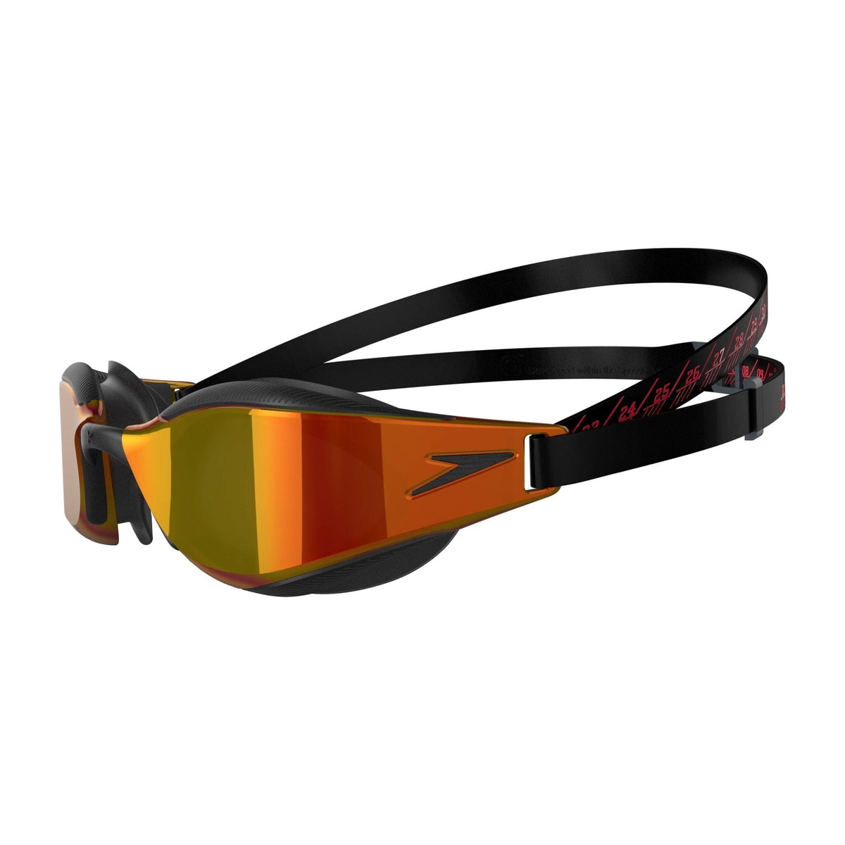 SPEEDO FASTSKIN HYPER ELITE MIRROR GOGGLES BLACK/GOLD