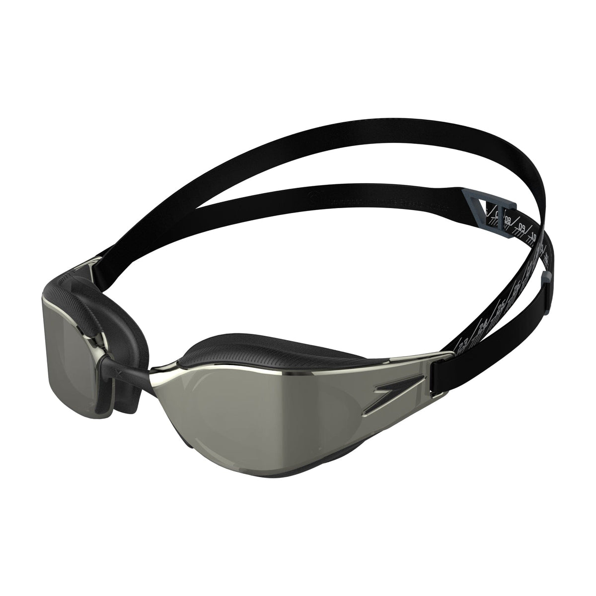 SPEEDO FASTSKIN HYPER ELITE MIRROR GOGGLES BLACK/GREY