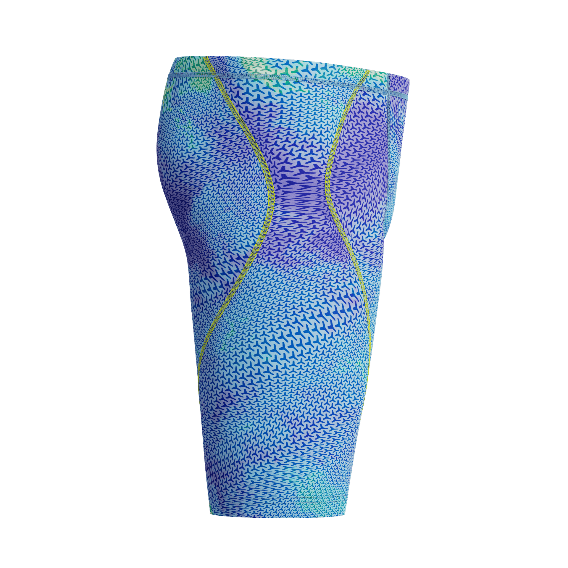SPEEDO FASTSKIN HYPERSPARK PRINTED JAMMER UNDER CURRENT / SUGAR BLUE - Multicolour