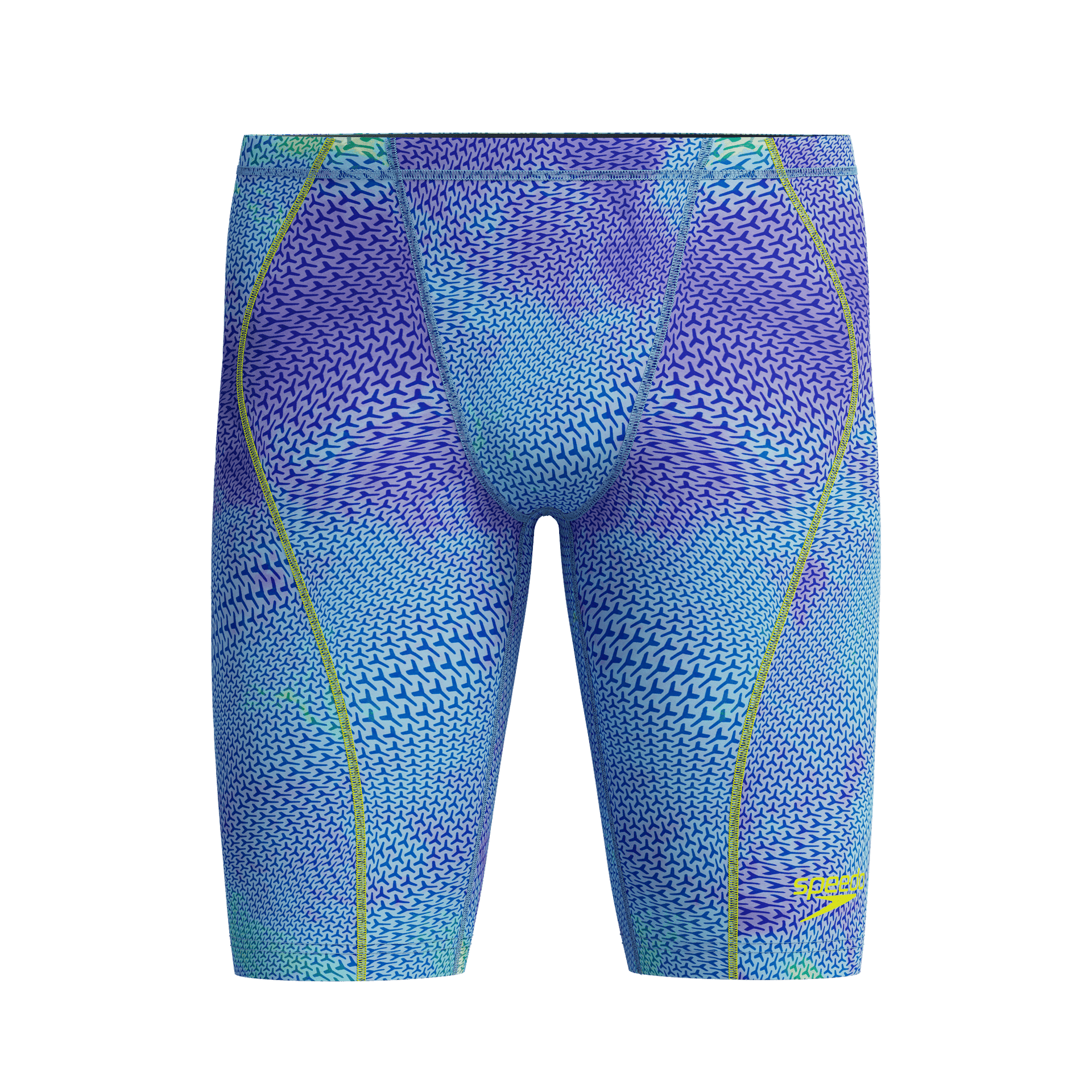 SPEEDO FASTSKIN HYPERSPARK PRINTED JAMMER UNDER CURRENT / SUGAR BLUE - Multicolour