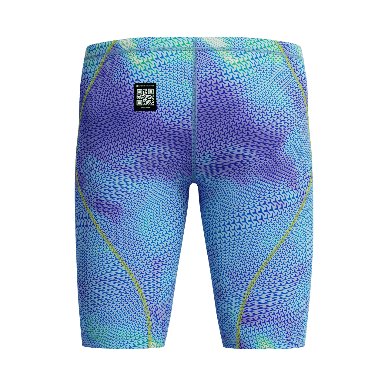SPEEDO FASTSKIN HYPERSPARK PRINTED JAMMER UNDER CURRENT / SUGAR BLUE - Multicolour
