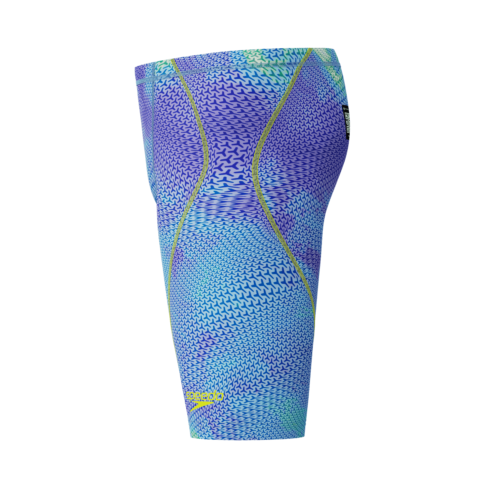 SPEEDO FASTSKIN HYPERSPARK PRINTED JAMMER UNDER CURRENT / SUGAR BLUE - Multicolour