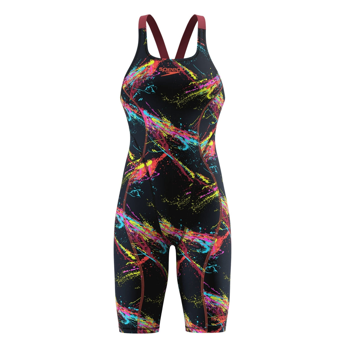 SPEEDO FASTSKIN HYPERSPARK PRINTED KNEESKIN ELECTRIC STRATA