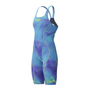 SPEEDO FASTSKIN HYPERSPARK PRINTED KNEESKIN UNDER CURRENT / SUGAR BLUE - Multicolour