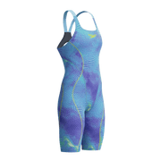 SPEEDO FASTSKIN HYPERSPARK PRINTED KNEESKIN UNDER CURRENT / SUGAR BLUE - Multicolour