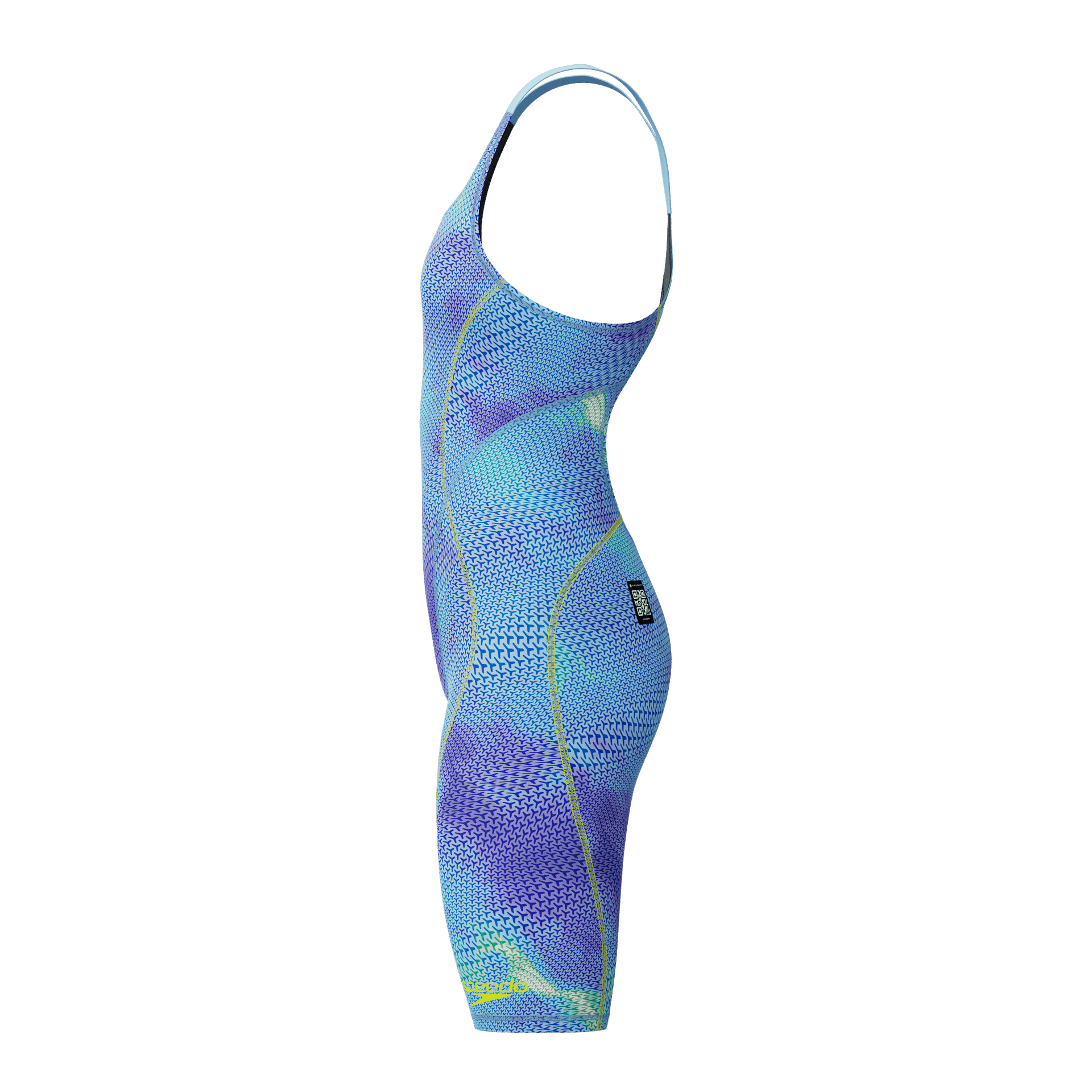SPEEDO FASTSKIN HYPERSPARK PRINTED KNEESKIN UNDER CURRENT / SUGAR BLUE - Multicolour