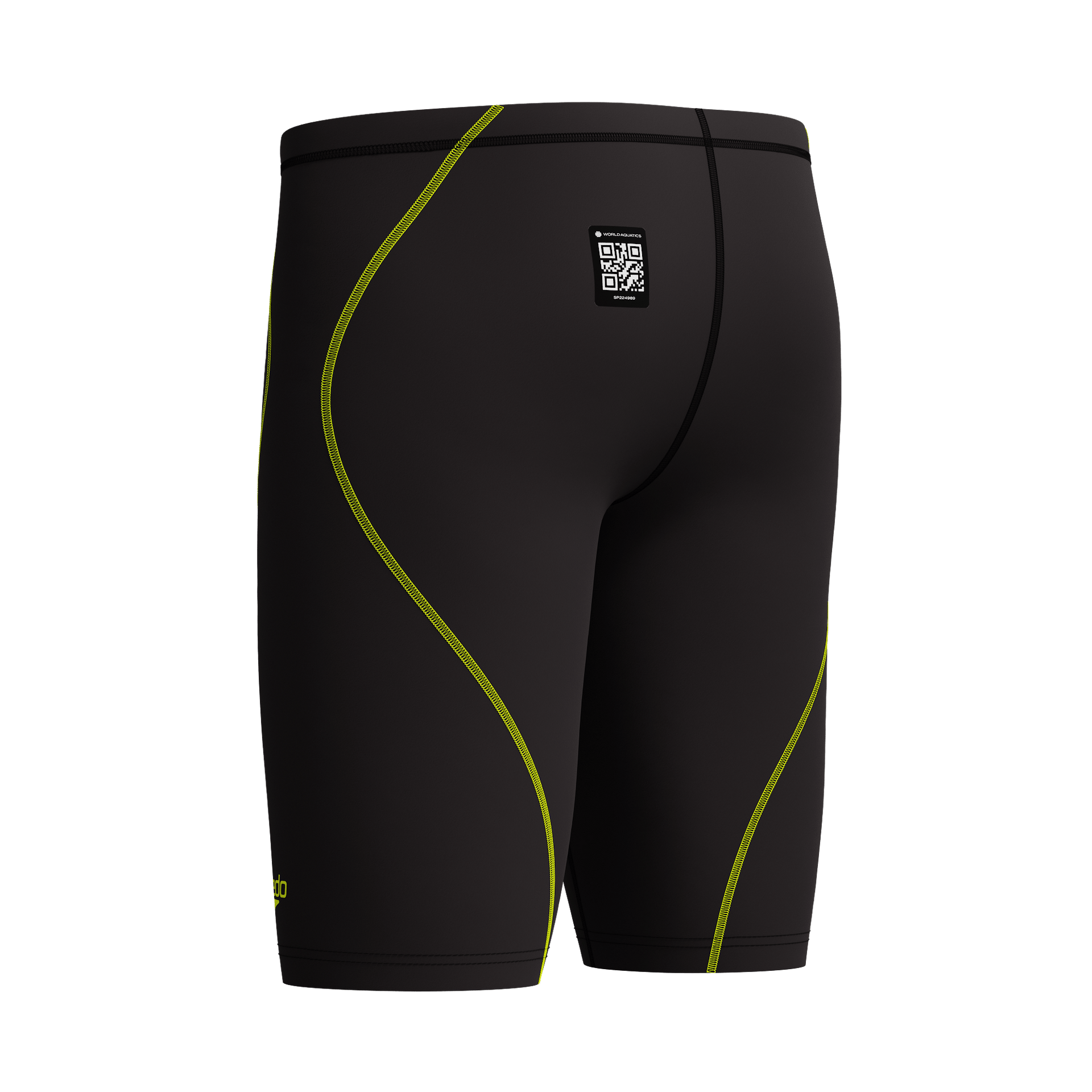 SPEEDO FASTSKIN HYPERSPARK SOLID JAMMER BLACK - Black