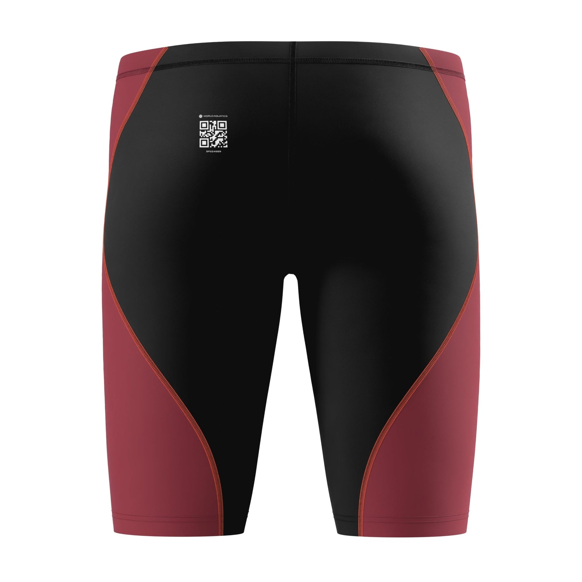 SPEEDO FASTSKIN HYPERSPARK SOLID JAMMER BLACK / REGAL RED - Red