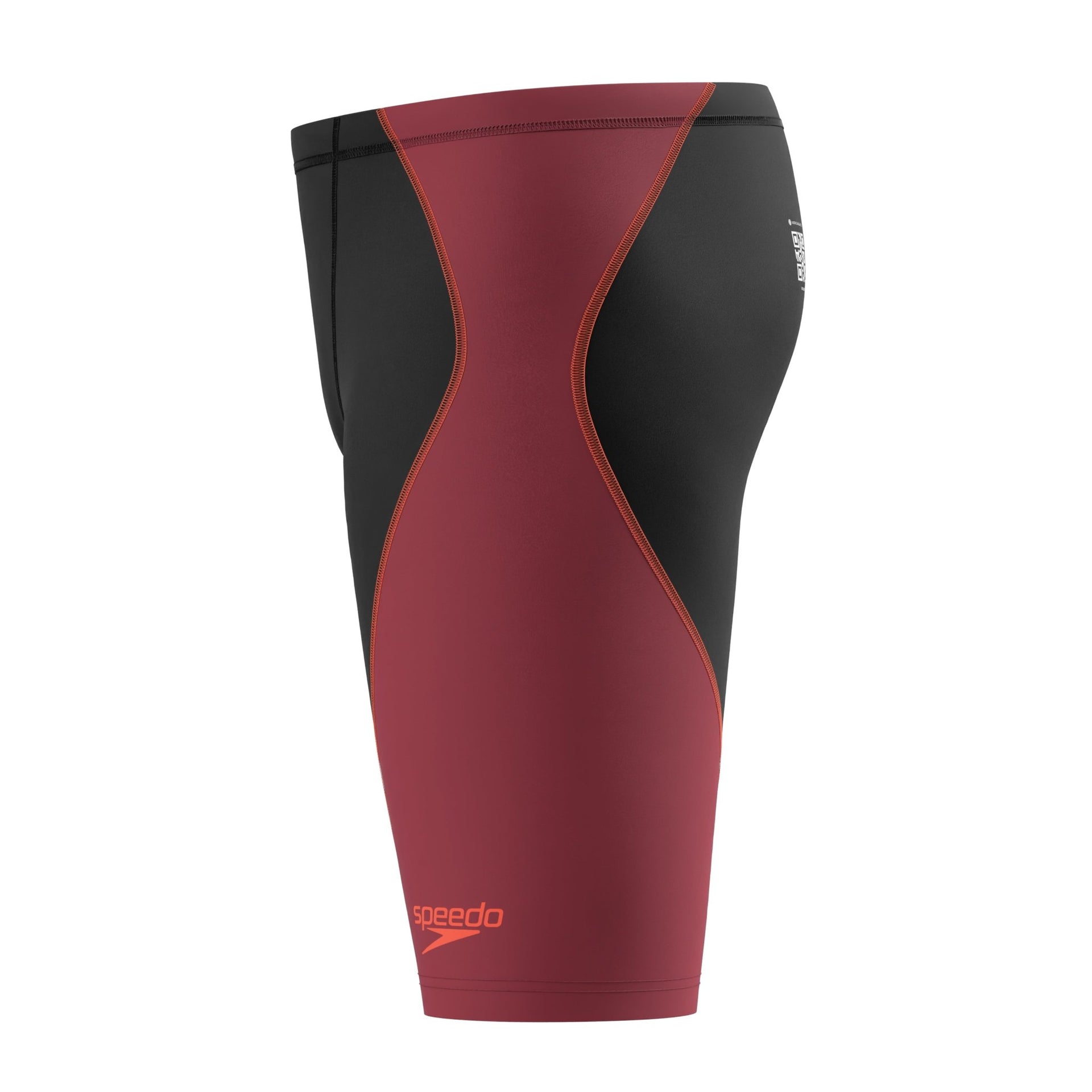 SPEEDO FASTSKIN HYPERSPARK SOLID JAMMER BLACK / REGAL RED - Red
