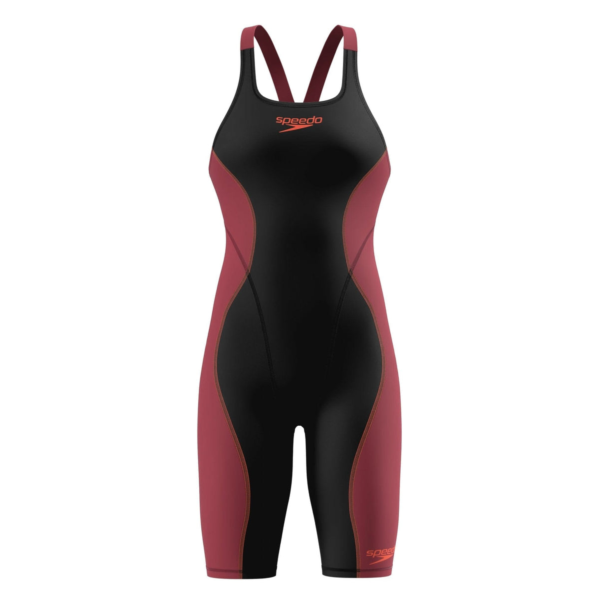 SPEEDO FASTSKIN HYPERSPARK SOLID KNEESKIN BLACK / REGAL RED
