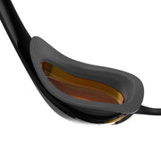 SPEEDO FASTSKIN PURE FOCUS MIRROR GOGGLES COOL GREY / FIRE GOLD