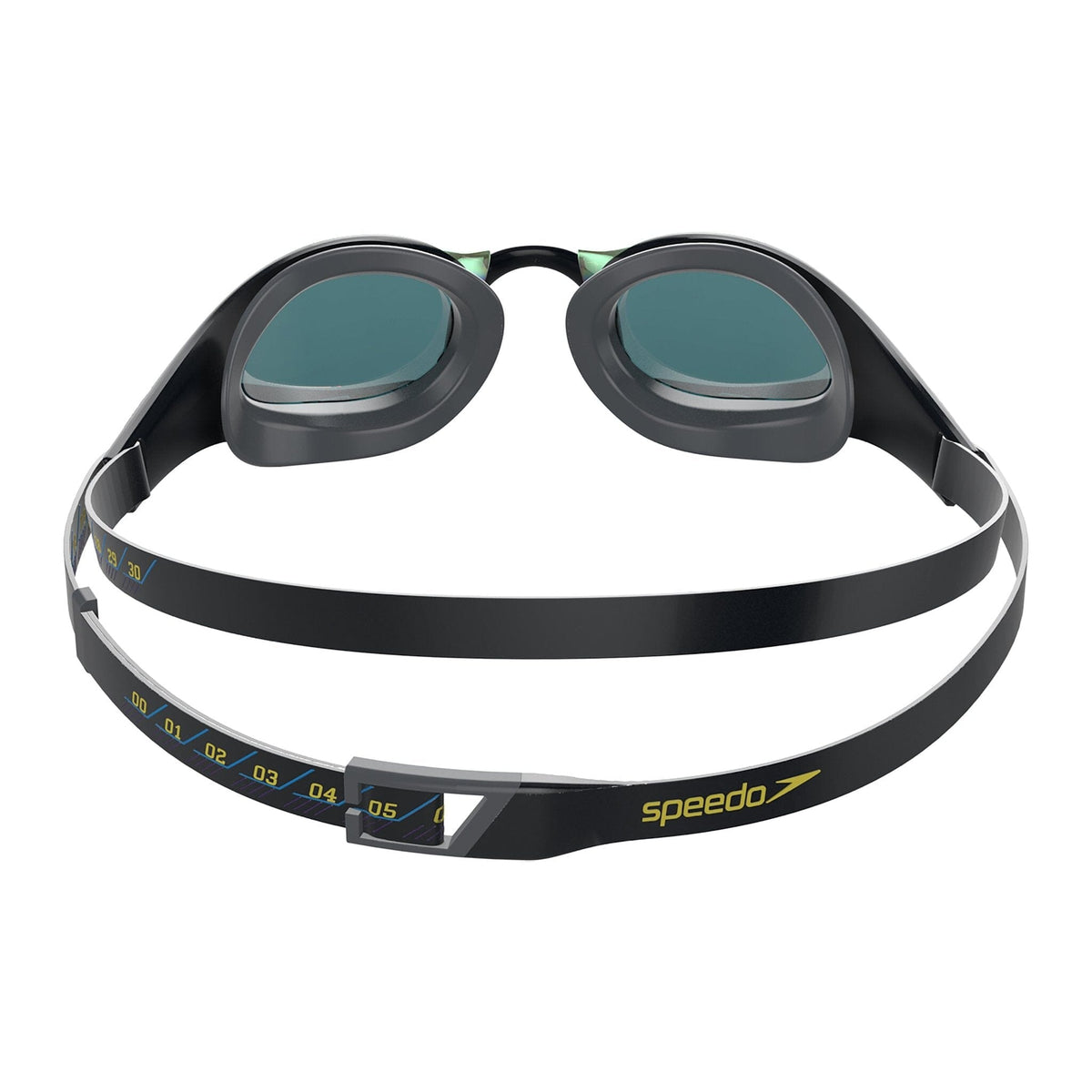 SPEEDO FASTSKIN PURE FOCUS MIRROR GOGGLES COOL-GREY/RUBY