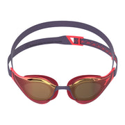 SPEEDO FASTSKIN PURE FOCUS MIRROR GOGGLES REGAL RED / SMOKE / RACE FLARE - Red