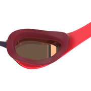SPEEDO FASTSKIN PURE FOCUS MIRROR GOGGLES REGAL RED / SMOKE / RACE FLARE - Red