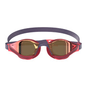SPEEDO FASTSKIN PURE FOCUS MIRROR GOGGLES REGAL RED / SMOKE / RACE FLARE - Red