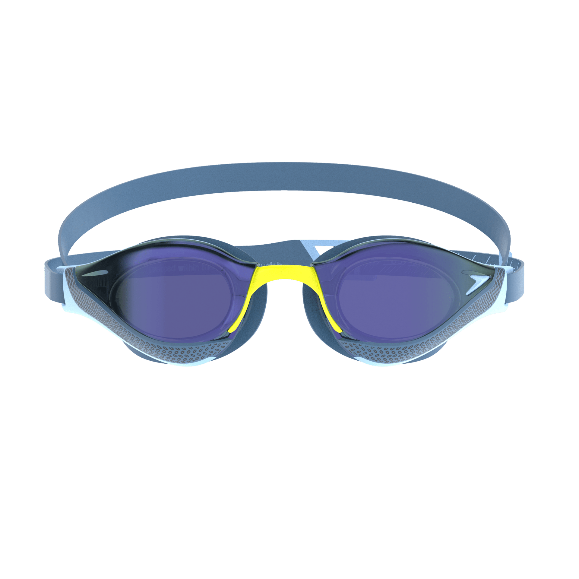 SPEEDO FASTSKIN PURE FOCUS MIRROR GOGGLES SUGAR BLUE/IRIS - Blue