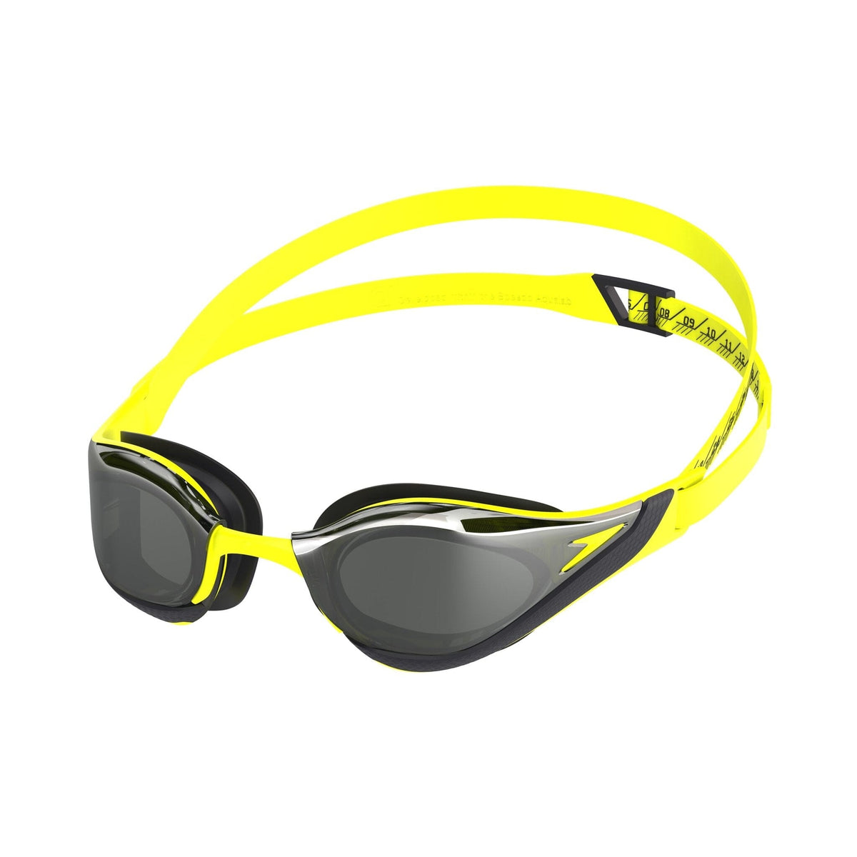 SPEEDO FASTSKIN PURE FOCUS MIRROR GOGGLES YELLOW/SMOKE