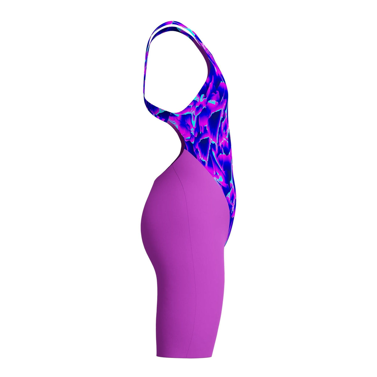 SPEEDO GIRLS FASTSKIN ENDURANCE+ MAX KNEESKIN CAVE CURRENT / NEON JELLY