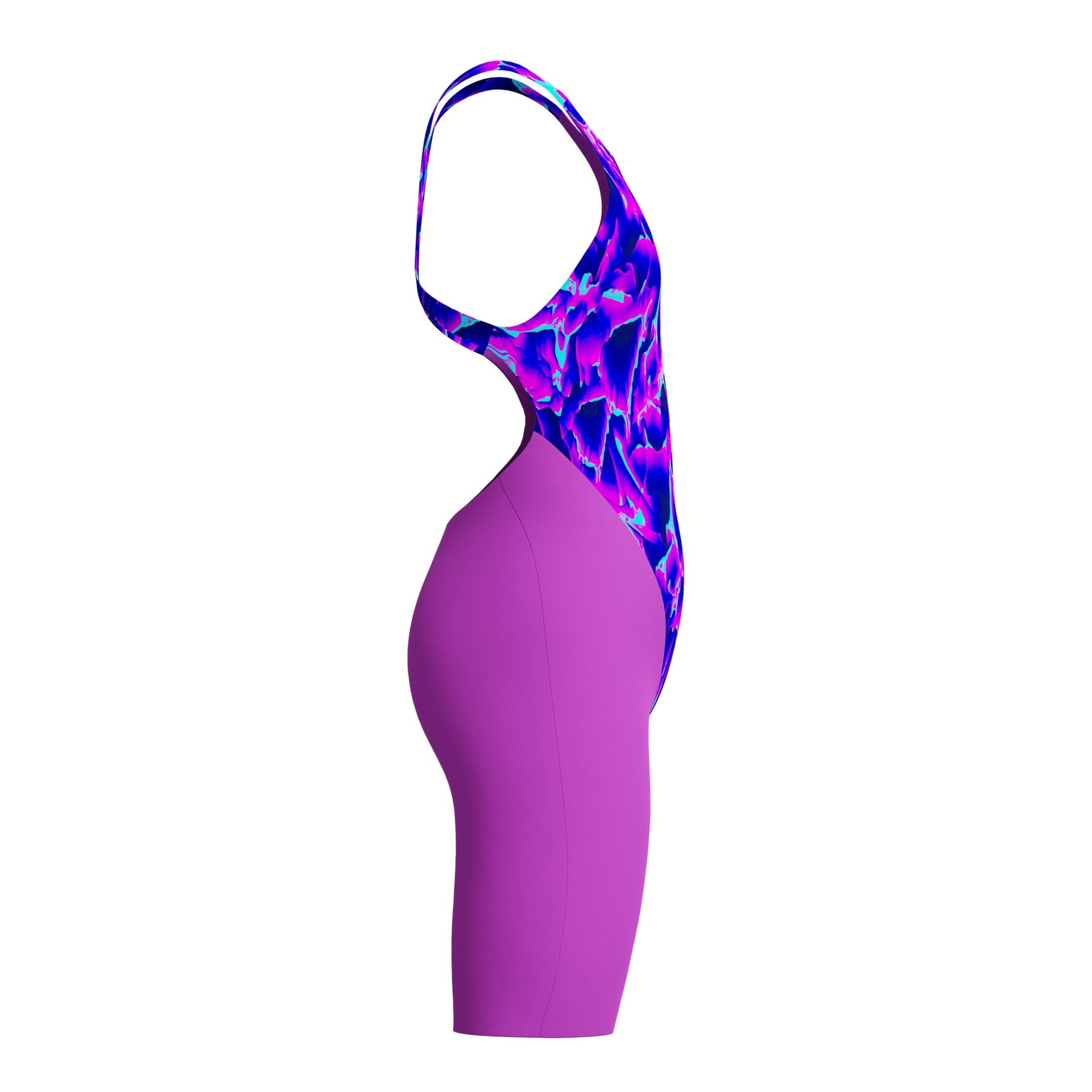 SPEEDO GIRLS FASTSKIN ENDURANCE+ MAX KNEESKIN CAVE CURRENT / NEON JELLY - Purple