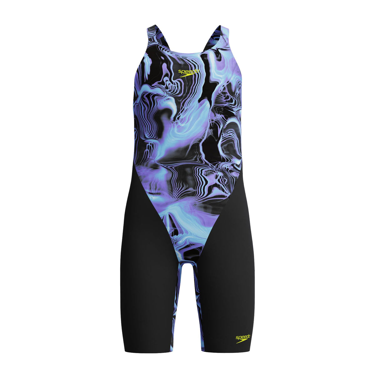 SPEEDO GIRLS FASTSKIN ENDURANCE+ MAX KNEESKIN LUCENT GLOW/BLACK