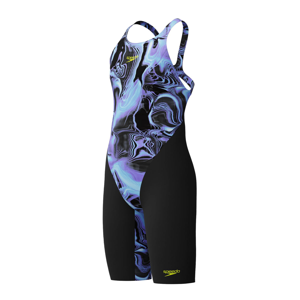 SPEEDO GIRLS FASTSKIN ENDURANCE+ MAX KNEESKIN LUCENT GLOW/BLACK