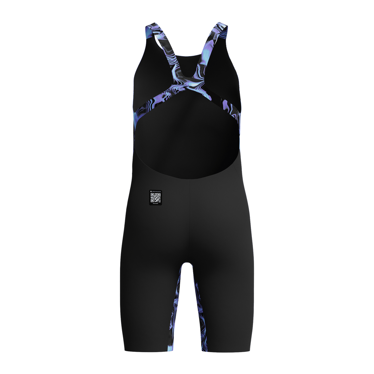 SPEEDO GIRLS FASTSKIN ENDURANCE+ MAX KNEESKIN LUCENT GLOW/BLACK - Black