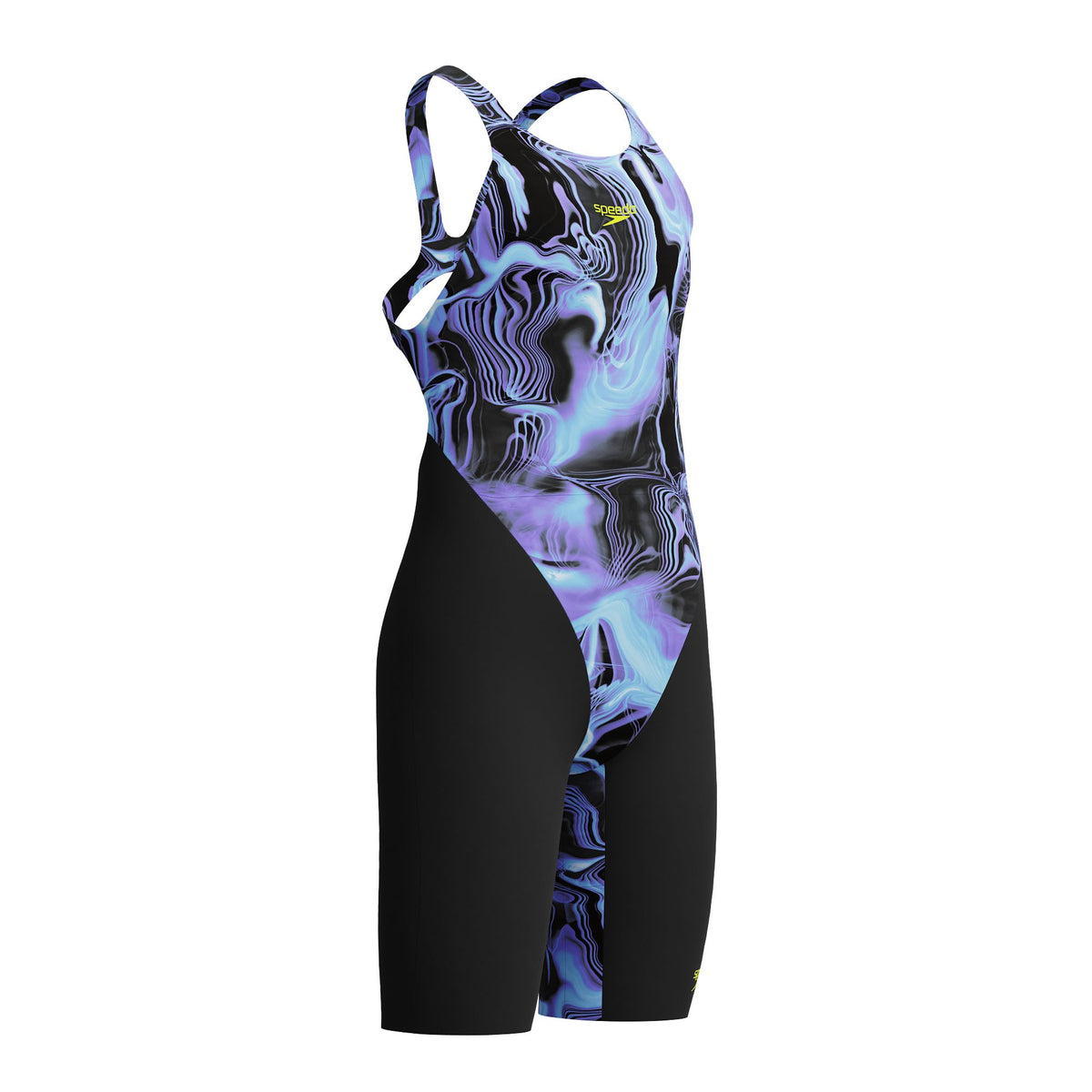 SPEEDO GIRLS FASTSKIN ENDURANCE+ MAX KNEESKIN LUCENT GLOW/BLACK