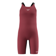 SPEEDO GIRLS FASTSKIN ENDURANCE+ MAX KNEESKIN REGAL RED - Red