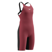 SPEEDO GIRLS FASTSKIN ENDURANCE+ MAX KNEESKIN REGAL RED - Red