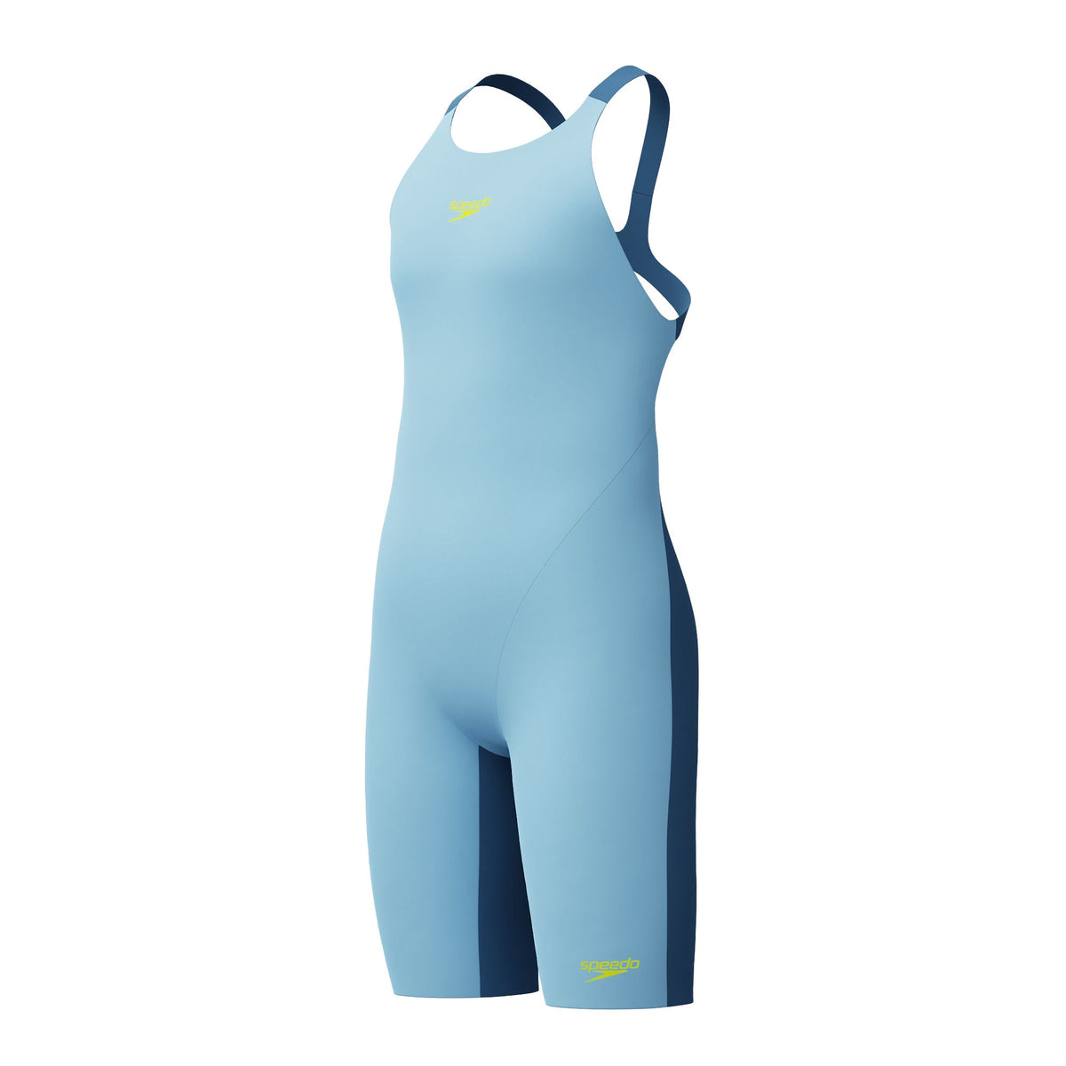 SPEEDO GIRLS FASTSKIN ENDURANCE+ MAX KNEESKIN SUGAR BLUE/NITE