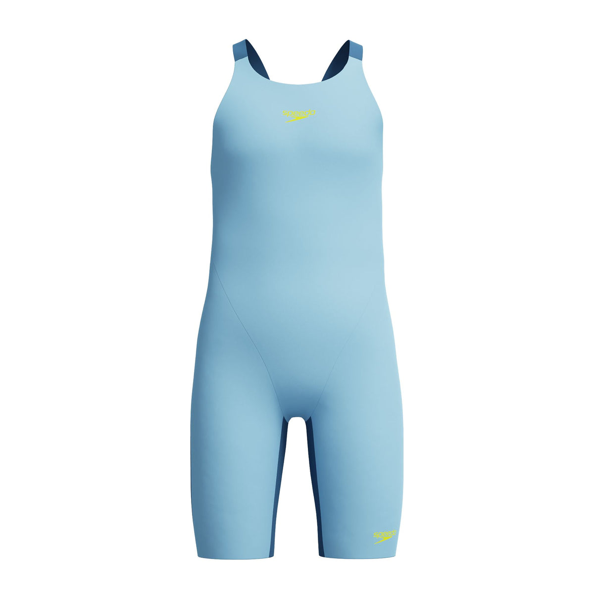 SPEEDO GIRLS FASTSKIN ENDURANCE+ MAX KNEESKIN SUGAR BLUE/NITE