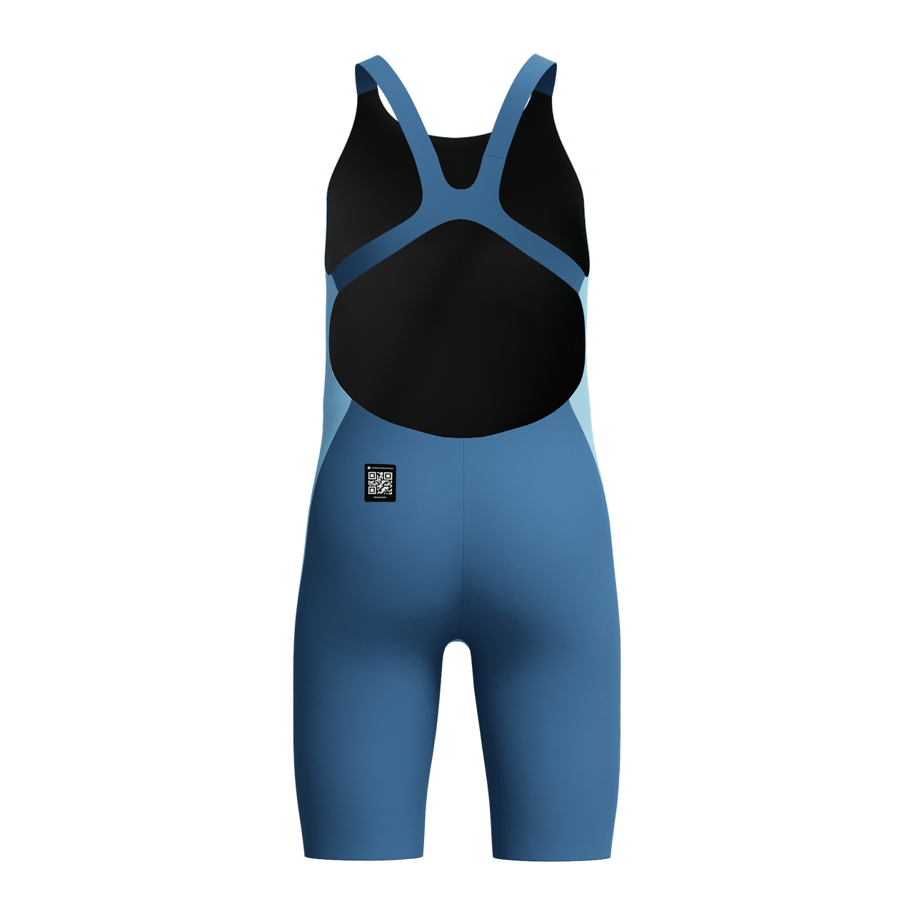 SPEEDO GIRLS FASTSKIN ENDURANCE+ MAX KNEESKIN SUGAR BLUE/NITE - Blue