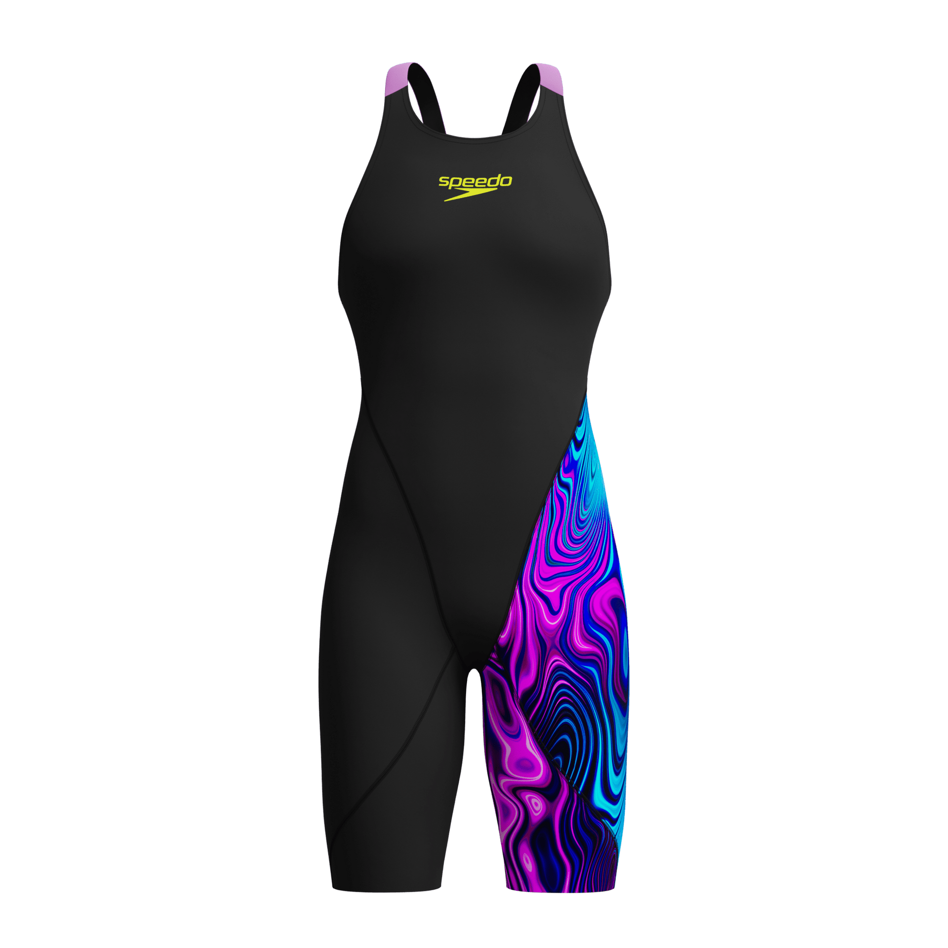 SPEEDO GIRLS FASTSKIN LZR IGNITE KNEESKIN BLACK / SUBSURFACE - Black