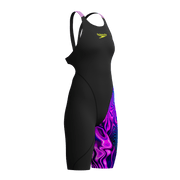 SPEEDO GIRLS FASTSKIN LZR IGNITE KNEESKIN BLACK / SUBSURFACE - Black