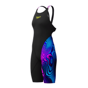 SPEEDO GIRLS FASTSKIN LZR IGNITE KNEESKIN BLACK / SUBSURFACE - Black