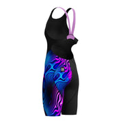 SPEEDO GIRLS FASTSKIN LZR IGNITE KNEESKIN BLACK / SUBSURFACE
