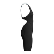 SPEEDO GIRLS FASTSKIN LZR IGNITE KNEESKIN ELECTRO STATIC / BLACK
