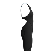 SPEEDO GIRLS FASTSKIN LZR IGNITE KNEESKIN ELECTRO STATIC / BLACK - Black