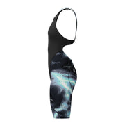 SPEEDO GIRLS FASTSKIN LZR IGNITE KNEESKIN ELECTRO STATIC / BLACK