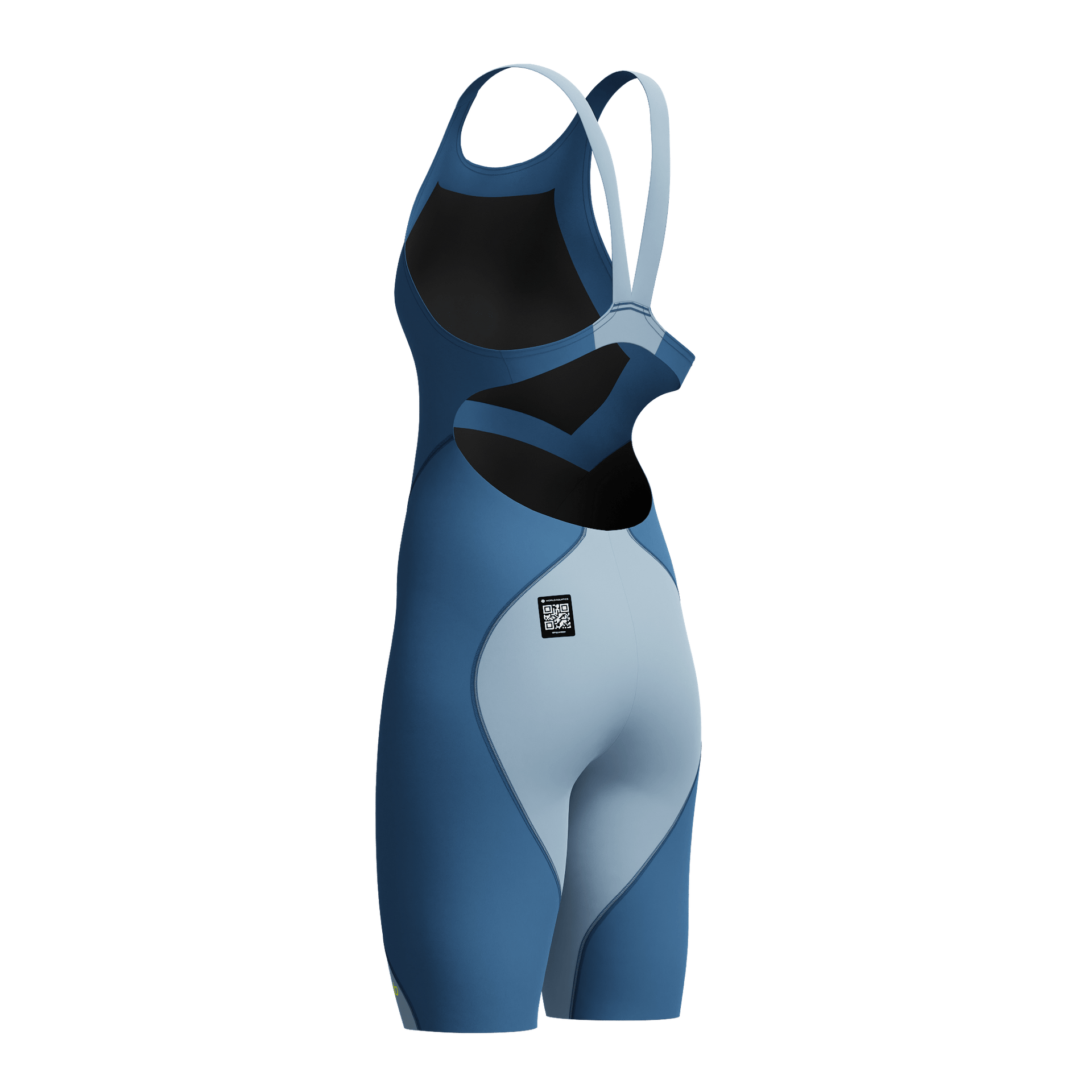 SPEEDO GIRLS FASTSKIN LZR IGNITE KNEESKIN NITE / ACADIA BLUE - Blue