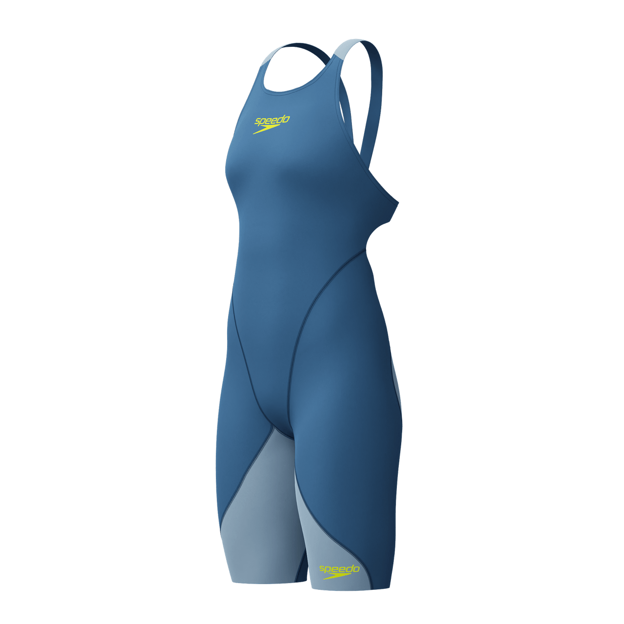SPEEDO GIRLS FASTSKIN LZR IGNITE KNEESKIN NITE / ACADIA BLUE - Blue