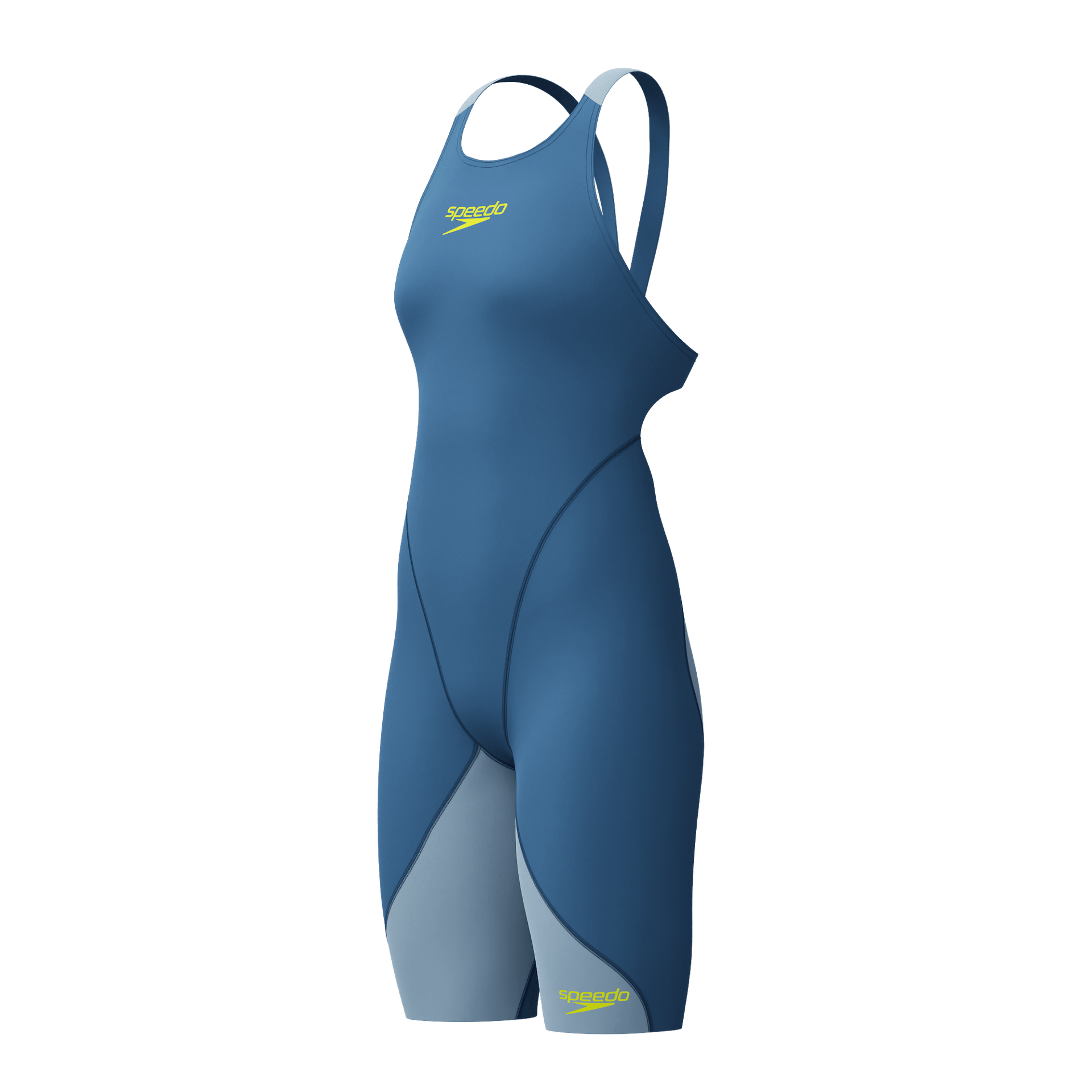 SPEEDO GIRLS FASTSKIN LZR IGNITE KNEESKIN NITE / ACADIA BLUE - Blue