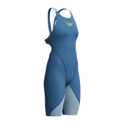 SPEEDO GIRLS FASTSKIN LZR IGNITE KNEESKIN NITE / ACADIA BLUE - Blue