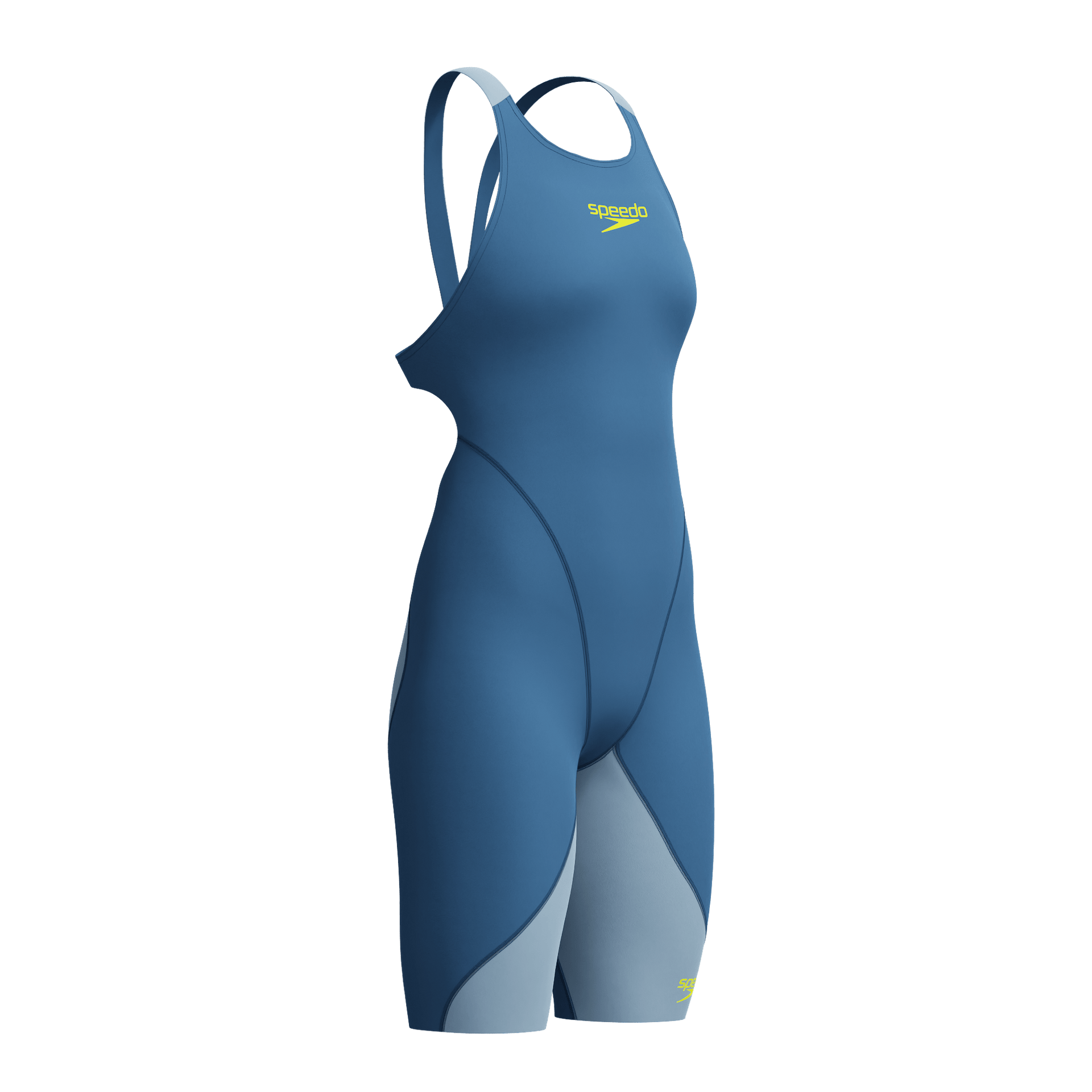 SPEEDO GIRLS FASTSKIN LZR IGNITE KNEESKIN NITE / ACADIA BLUE - Blue