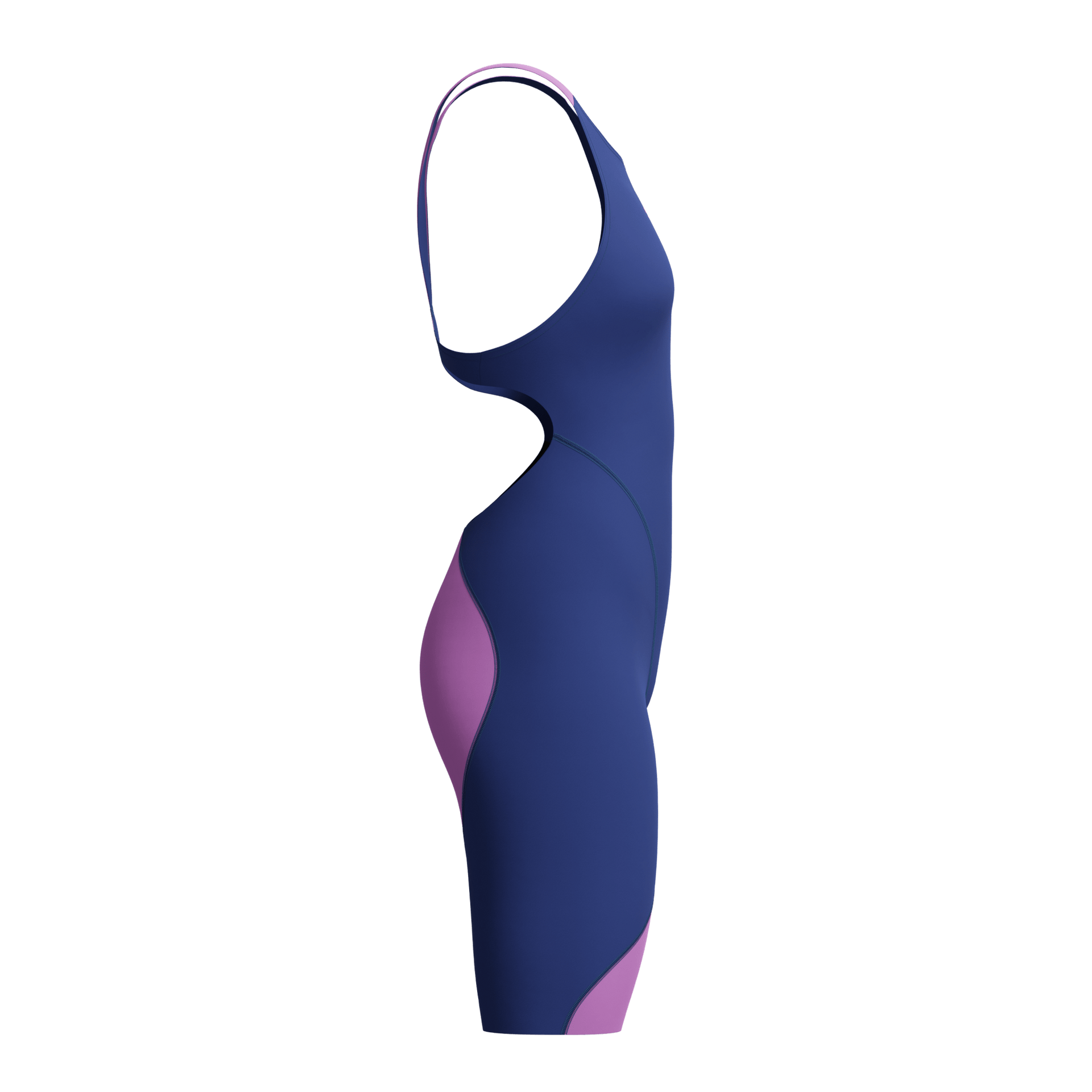 SPEEDO GIRLS FASTSKIN LZR IGNITE KNEESKIN NOBLE NAVY / NEON JELLY - Purple