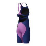 SPEEDO GIRLS FASTSKIN LZR IGNITE KNEESKIN NOBLE NAVY / NEON JELLY - Purple